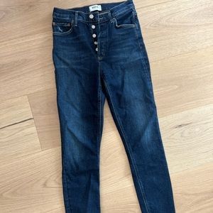 Nico High Rise Slim Leg Jeans in Ovation